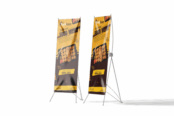 X Banner Printing Nairobi | Custom X Banner Stands & Design